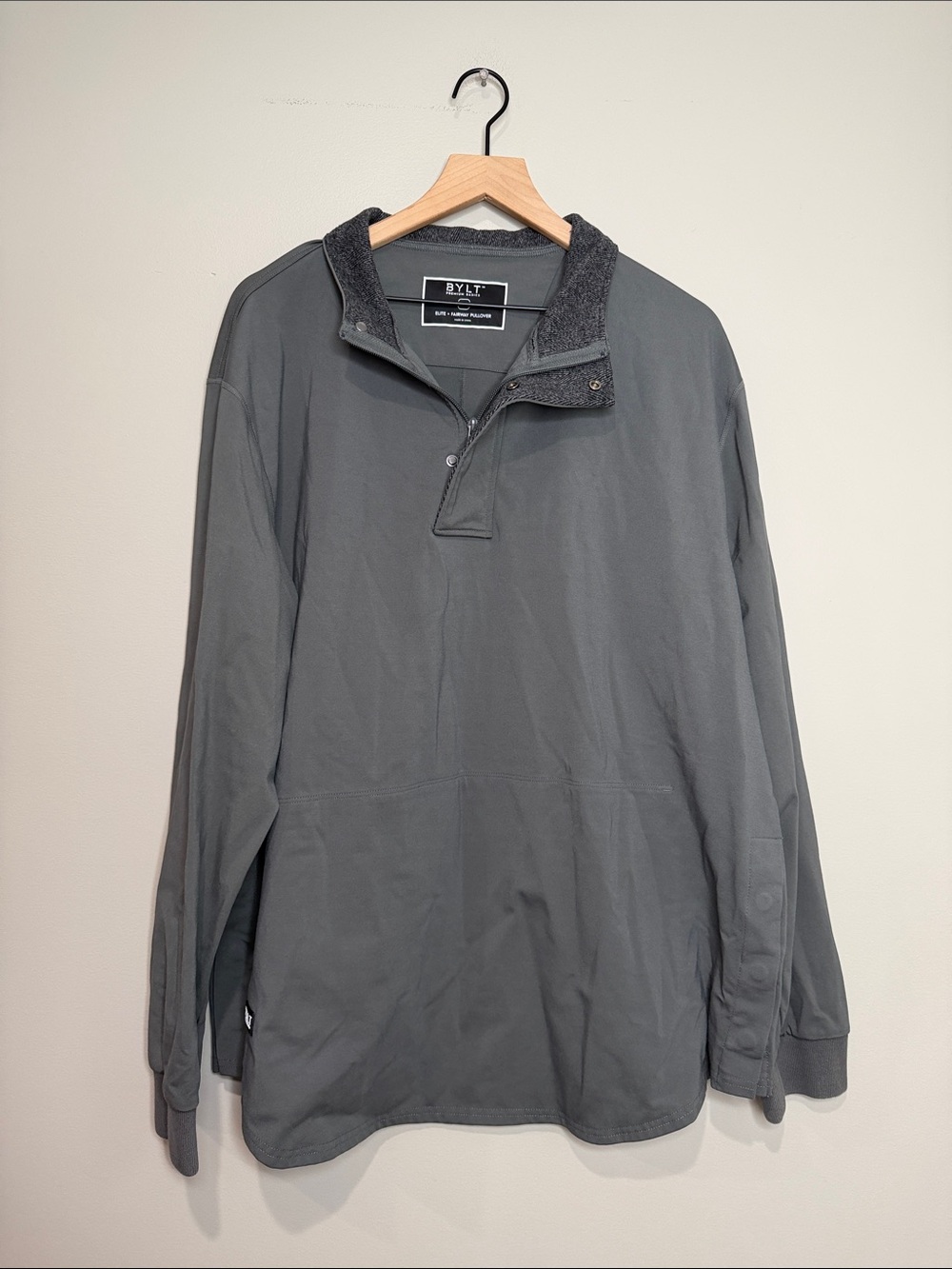 BYLT Men's BYLT Elite+ Fairway Drop-Cut Long Sleeve 1/4 Zip XXL